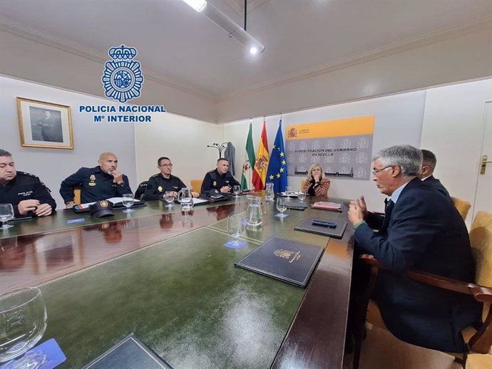 Imagen de una reunión de la Policía Nacional.