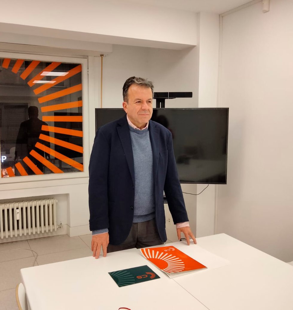 Presidente de la comisión gestora de Cs Cantabria, José Luis Martínez Viaña, que ejercerá también de secretario de Organización y Acción Institucional
