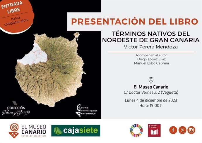 El Museo Canario presenta este lunes un trabajo de Víctor Perera sobre la toponimia de la isla de Gran Canaria