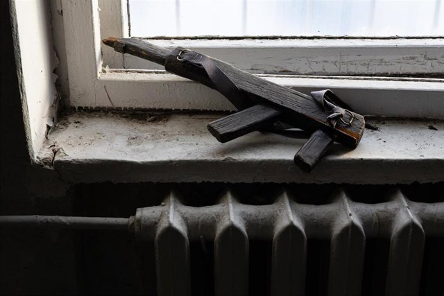 Imagen de archivo de la guerra en Ucrania 