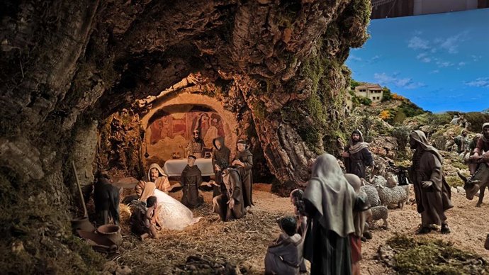 El Belén Monumental de Ciudad Real rememora la Nochebuena de 1223 en Greccio.