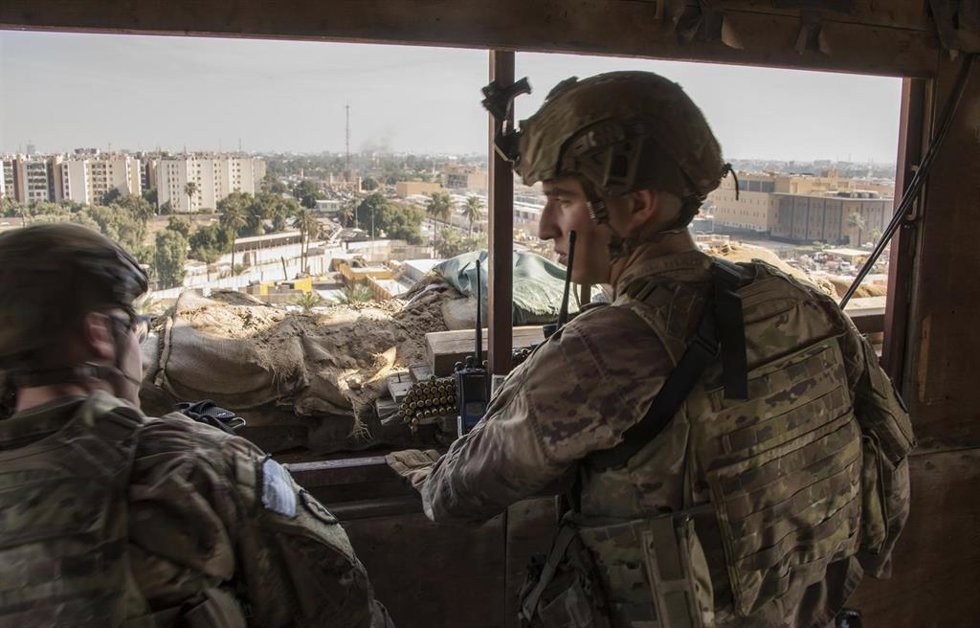 Archivo - Militares estadounidenses en Irak
