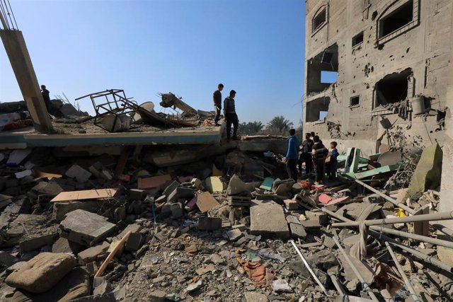 Edificios destruidos en Gaza