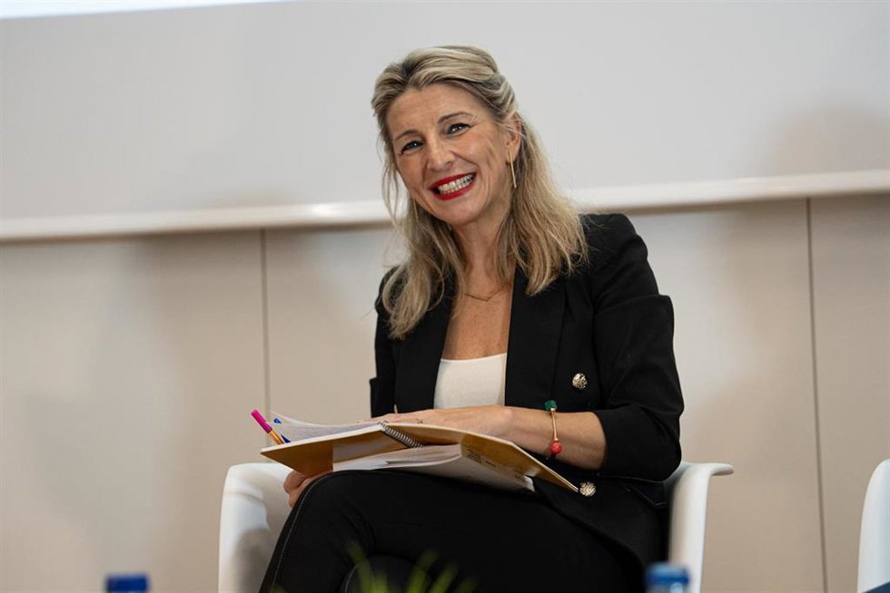La vicepresidenta segunda del Gobierno, ministra de Trabajo y líder de Sumar, Yolanda Díaz