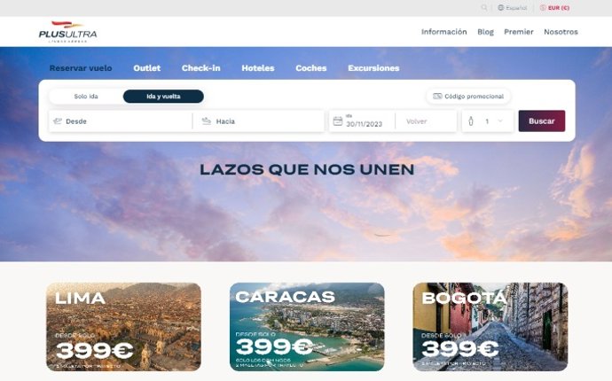 Plus Ultra lanza su nueva página web y 'app' para mejorar la experiencia de usuario.