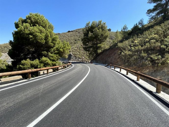 Archivo - Carretera RM-D8, en Lorca