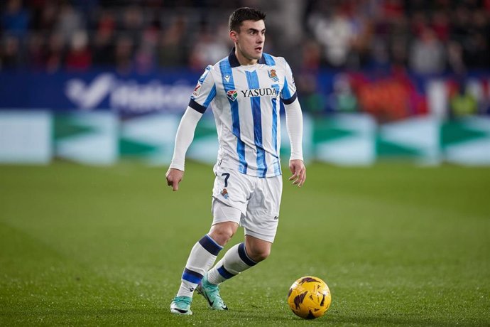 Ander Barrenetxea con la Real Sociedad