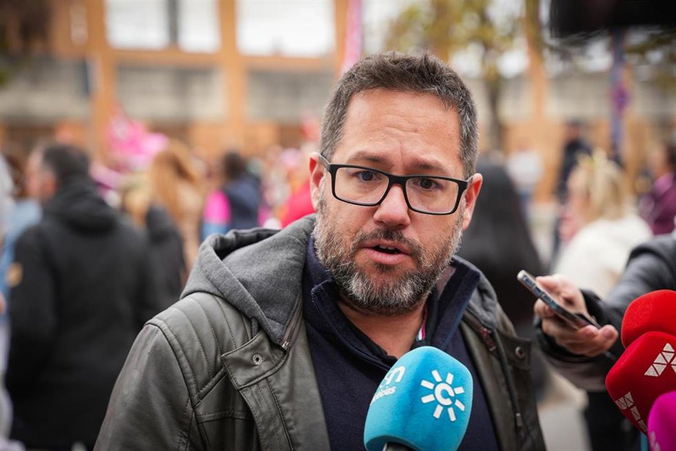 El portavoz parlamentario de Adelante Andalucía, José Ignacio García, en una imagen de archivo. 