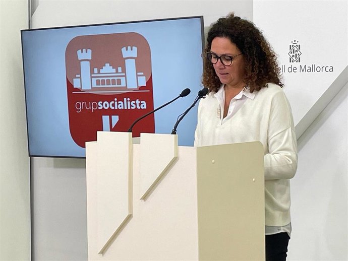 La portavoz del PSIB en el Consell de Mallorca, Catalina Cladera.