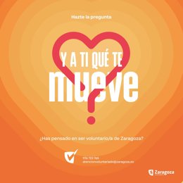 Campaña dirigida al público más joven para captar voluntarios por Zaragoza
