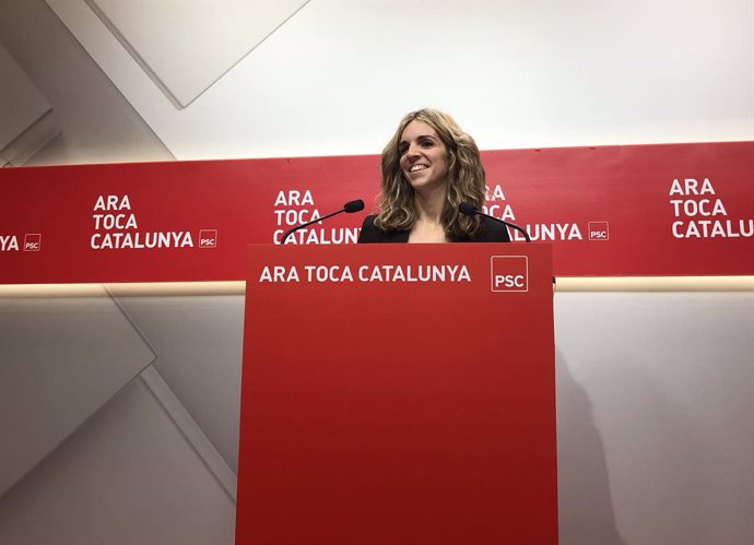 La portaveu del PSC, Elia Tortolero