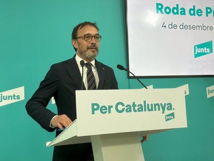 El portavoz de Junts, Josep Rius