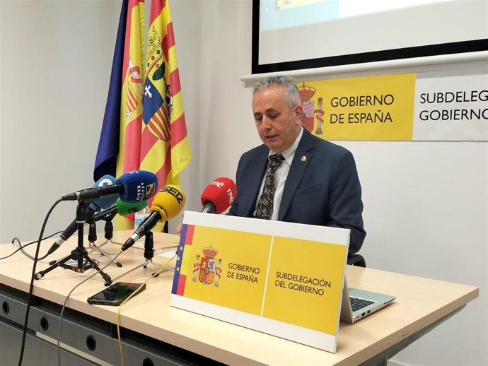 Archivo - El subdelegado del Gobierno en Huesca, Carlos Campo.