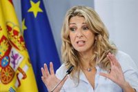 Díaz aboga por que el SMI suba un 3,8% "como mínimo" para compensar la pérdida del poder adquisitivo