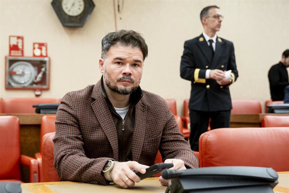 El portavoz de ERC, Gabriel Rufián.