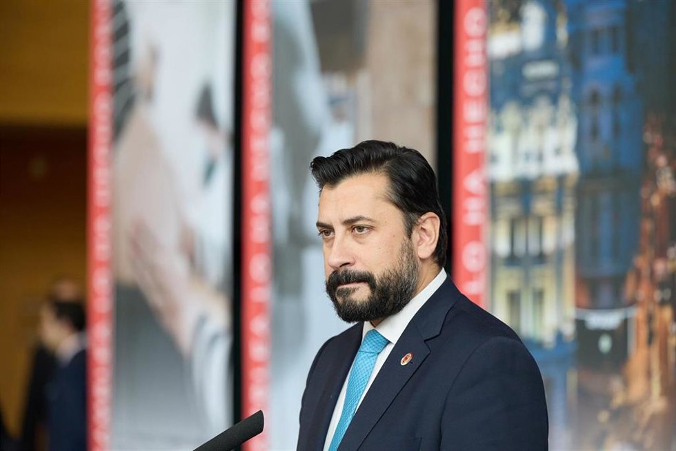 El portavoz del Partido Popular en la Asamblea de Madrid, Carlos Díaz-Pache.
