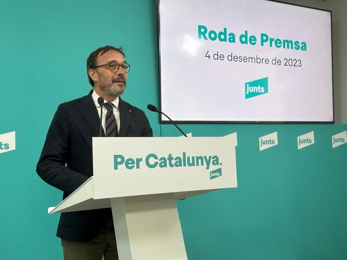 El portaveu de Junts, Josep Rius