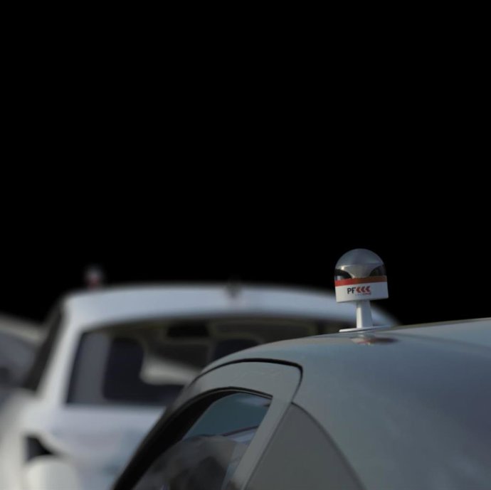 Luz de emergencia conectada.