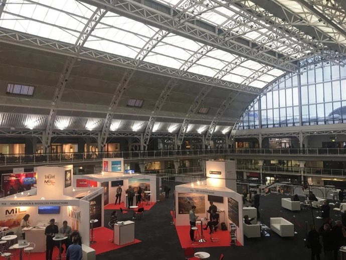 Archivo - Stands de Focus London. Imagen de archivo.