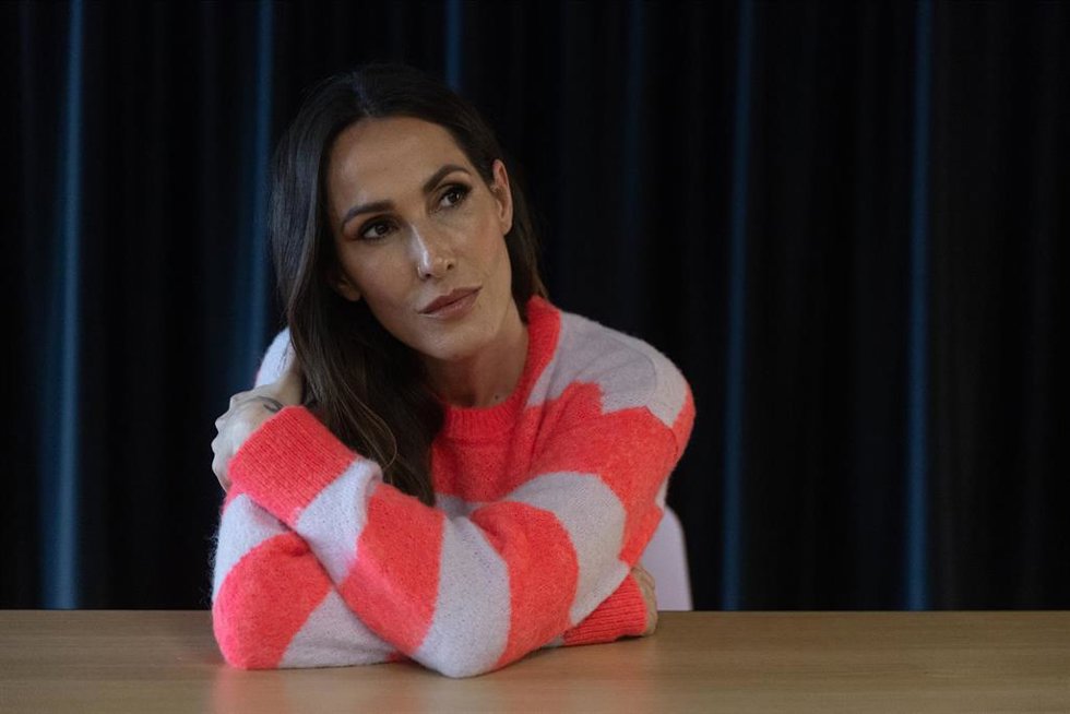 La cantante Malú posa una entrevista para Europa Press, en Sony Music, a 4 de diciembre de 2023, en Madrid (España)