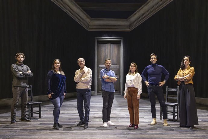 Presentación de  la obra 'Maria Stuarda' en el Palau de Les Arts