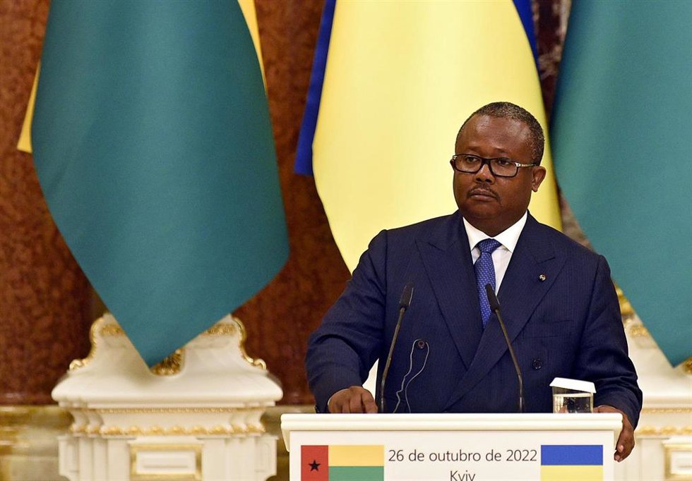Archivo - El presidente de Guinea Bissau, Umaru Sisoku Embaló.