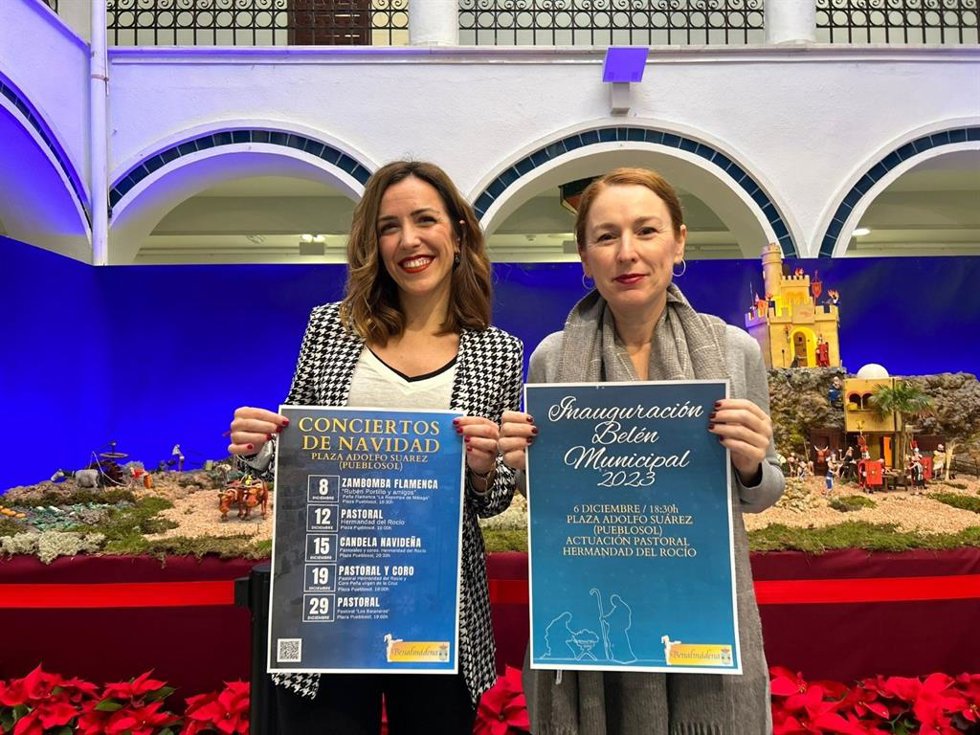La concejala de Cultura, Jésica Trujillo, ha anunciado que este año el Belén municpal se traslada a la plaza de Pueblosol en Arroyo de la Miel.