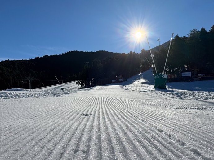Pista d'esquí a Masella (Girona)