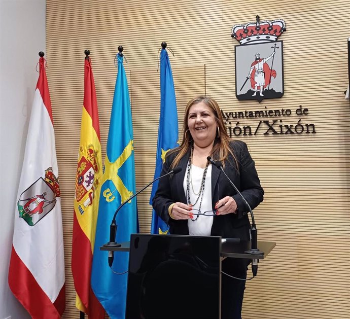 Marina Pineda, concejala del Grupo Municipal Socialista de Gijón.