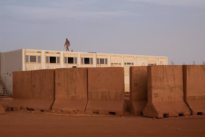 Archivo - Base militar en Gao, Malí