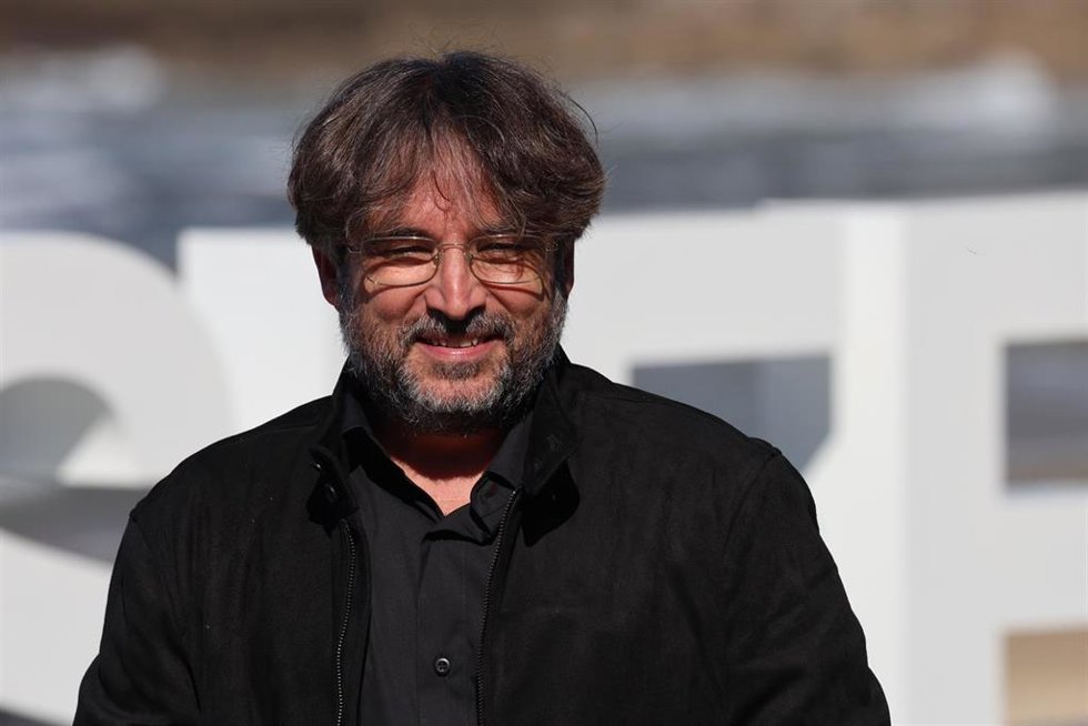 Archivo - Jordi Évole y Mrius Sánchez presentan "No me llame Ternera" en el Festival de San Sebastián