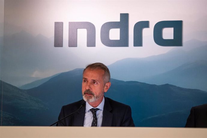 Archivo - El presidente de Indra, Marc Murtra, interviene durante la junta general ordinaria de accionistas de Indra, a 30 de junio de 2023, en Alcobendas, Madrid (España).