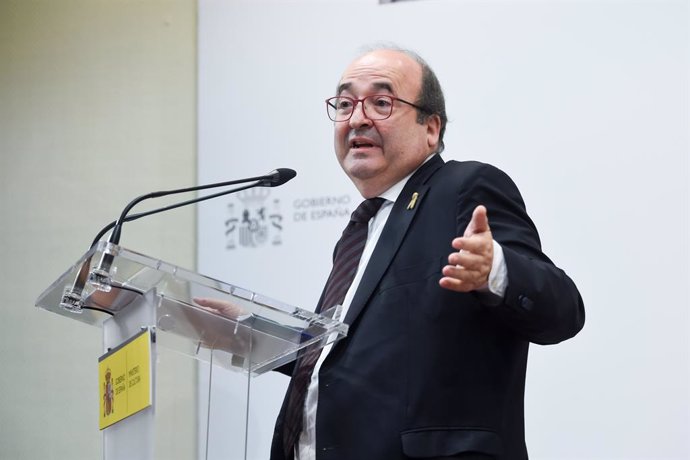 L'exministre de Cultura i Esport, Miquel Iceta