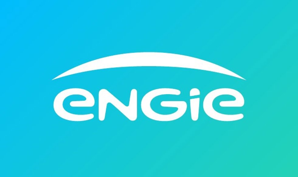 Archivo - Logo de la energética francesa Engie.