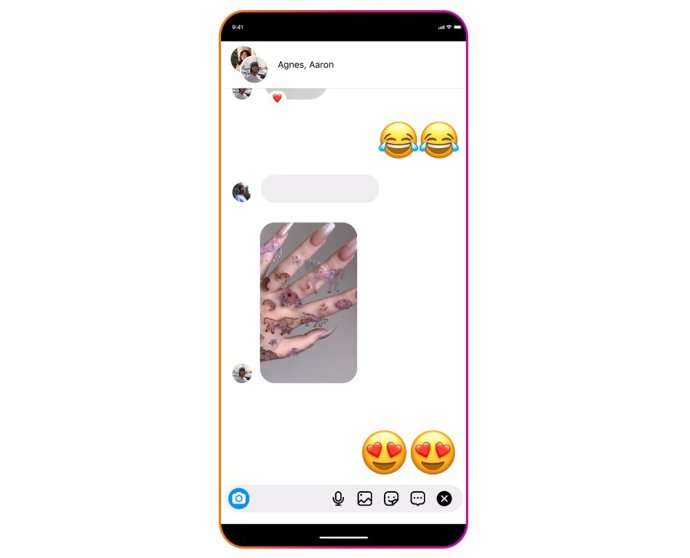Conversación en los Mensajes Directos de Instagram