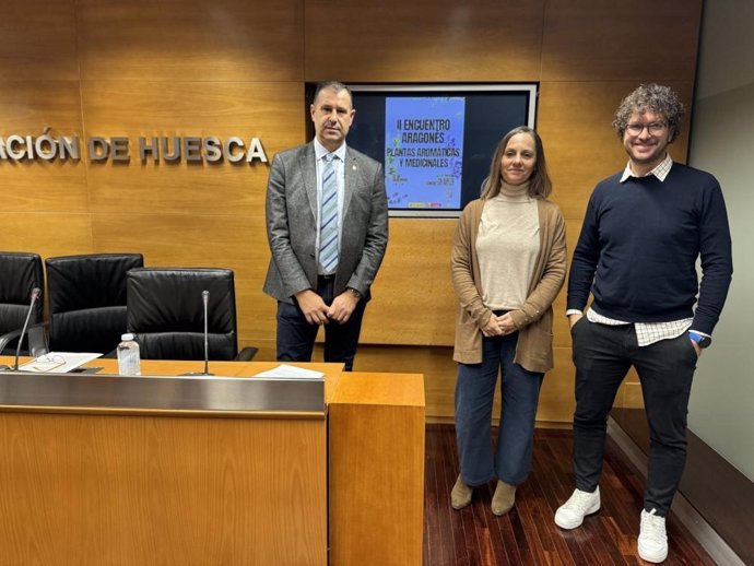 Presentación del II Encuentro Aragonés de Plantas Aromáticas y Medicinales que organiza la Diputación Provincial de Huesca