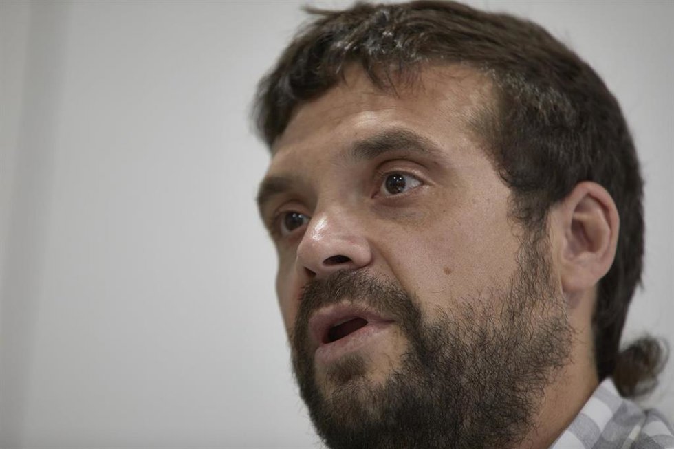 Archivo - El nuevo secretario general de Podemos Comunidad de Madrid, Jesús Santos