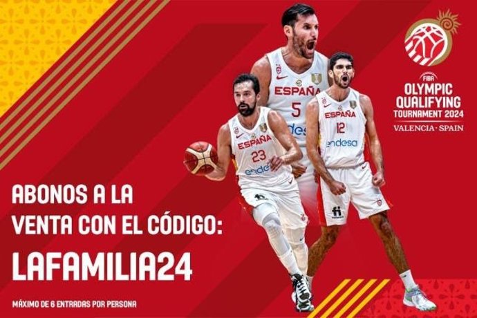 Los abonos para el Preolímpico de Valencia salen a la venta