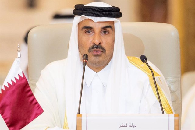 El emir de Qatar, Tamim bin Hamad al Thani