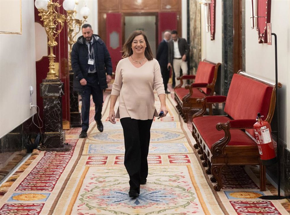 La presidenta del Congreso de los Diputados, Francina Armengol.