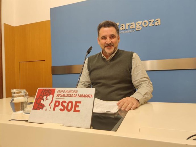 El concejal del grupo municipal del PSOE en el Ayuntamiento de Zaragoza, Paco Galán