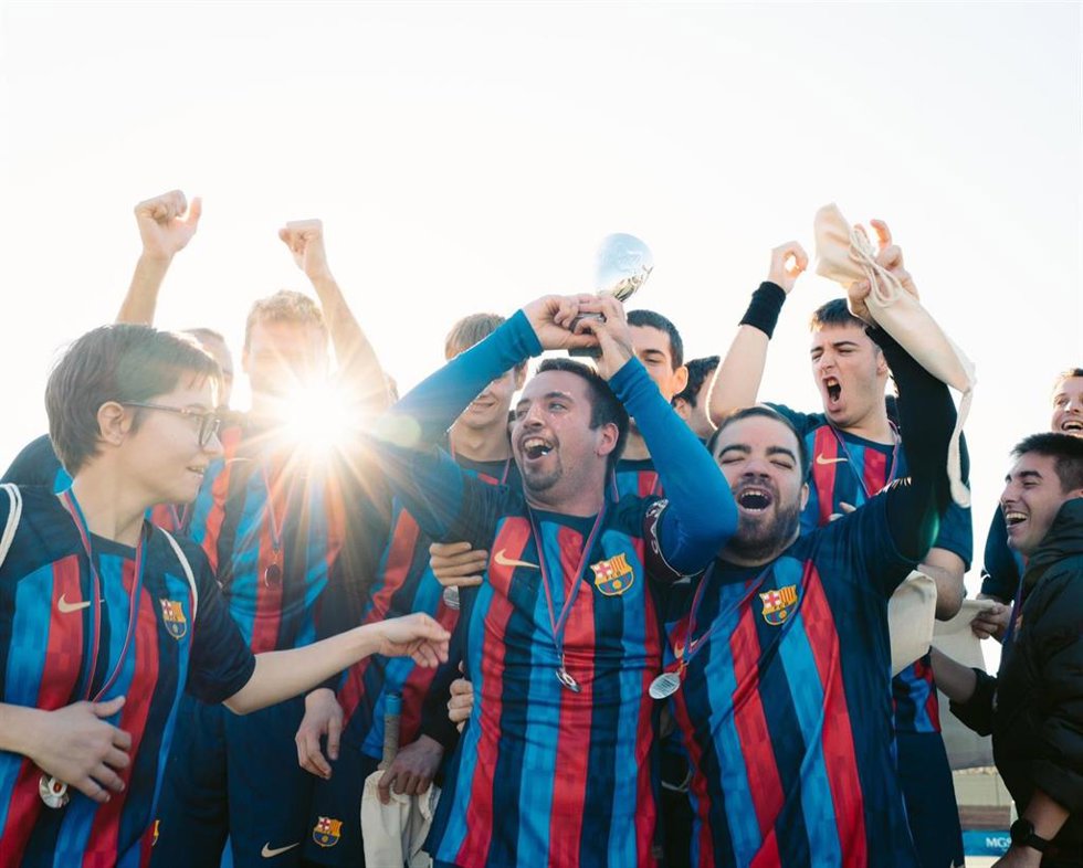 FC Barcelona y Atltic Terrassa Heura Valls, ganadores del I Campeonato de España de Hockey+ patrocinado por la Fundación Sportium.