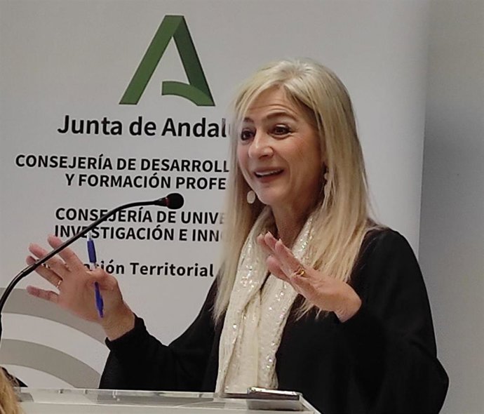 Archivo - Imagen de archivo de la consejera de Desarrollo Educativo y Formación Profesional de la Junta de Andalucía, Patricia del Pozo.