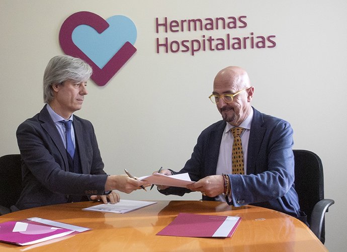 Firma convenio Consejería Salud y Padre Menni