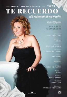 Cartel del programa 'Te recuerdo'