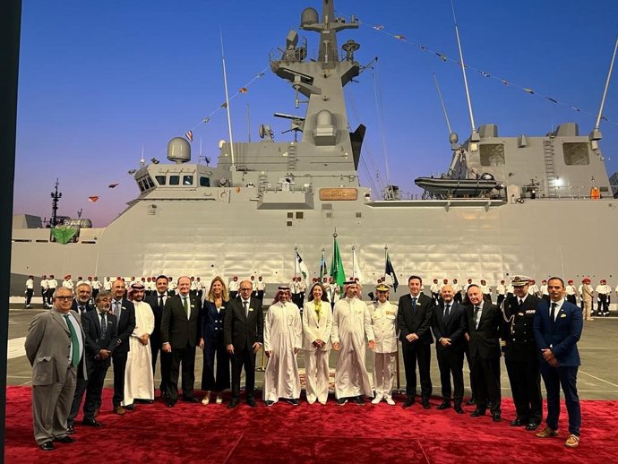 Entrega en Jeddah a la Real Marina de Arabia Saudí de la cuarta corbeta construida en Navantia.