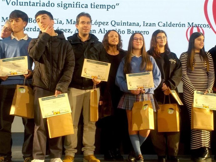 Entrega de premios a los ganadores del XIX Concurso de Carteles y Vídeo Voluntad.Es lo que te diferencia.