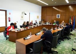 Reunión de la Junta de Portavoces del Parlamento andaluz.
