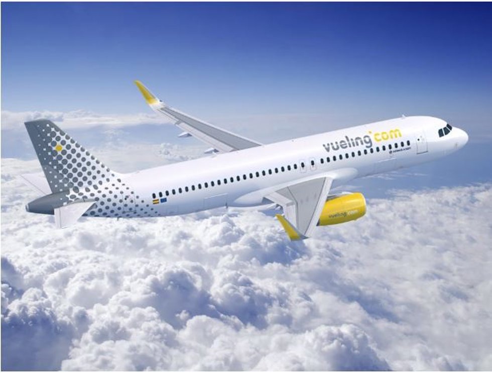Un avión de Vueling.