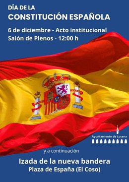 Actos del Ayuntamiento de Lucena por el Día de la Constitución.
